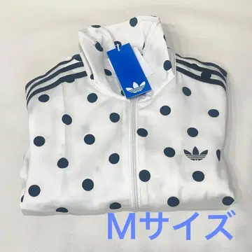 [ 일본 국내 즉시 완판 ] adidas 새틴 도트 TT 트랙 탑