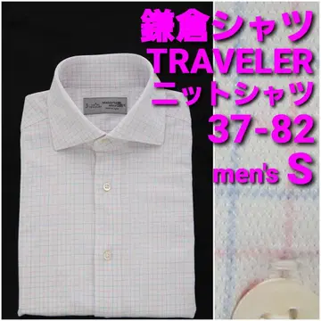 가마쿠라 셔츠 TRAVELER 니트 셔츠 37-82 남성용 S 타타솔