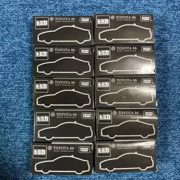 토미카 도요타 86 크리스탈 블랙 실리카 10대 세트