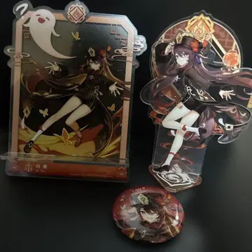 원신 호두 아크릴 스탠드 배지 세트 정품 구매