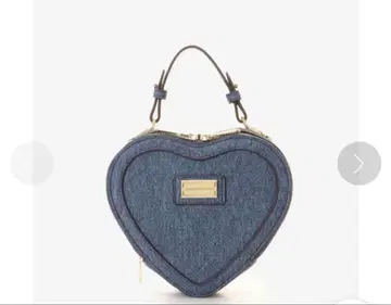 Samanthavega 하트형 데님 숄더백