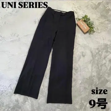 [ UNI SERIES ] 유니 시리즈 (9) 포멀 와이드 팬츠 블랙