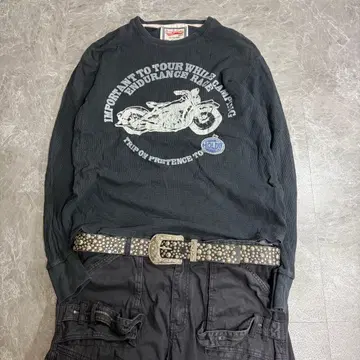 00s archive grunge thermal 바이크 아메카지