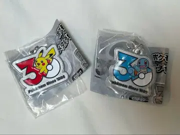 포켓몬 30주년 메탈 참 마스코트 피카츄 꼬부기