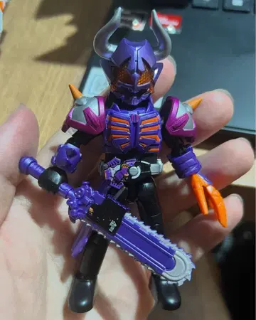 blokees 브룩 중국 한정판 가면라이더 버퍼 조립 완료 받침대 있음