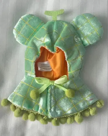 디즈니 유니베어 시크릿 코스튬 판초 후르츠 그린 멜론