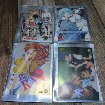 신세기 에반게리온 캐릭터 카드 4장 세트