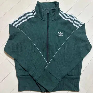 adidas Originals 니트탑 트랙 자켓 그린 XS