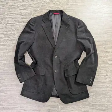 Vintage 자켓 스웨이드 느낌 일본제 테일러드 다크 컬러