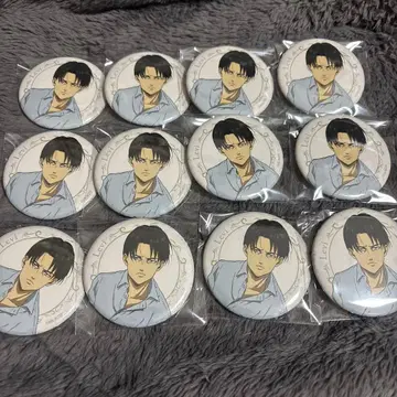 진격의 거인 Goodmorning 캔뱃지 신주쿠 마루이 리바이 12개