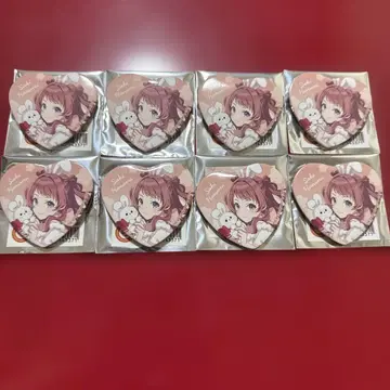 학원 아이돌 마스터 하나미 사키 GIGO 하트 캔뱃지 8개