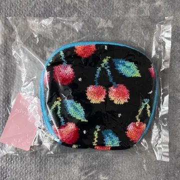 [ 새상품 미개봉 ] 러브리 바이 페이러 체리 도트 액세서리 파우치