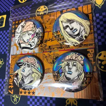 JUMP SHOP 죠죠 스틸 볼 런 캔뱃지 일본 국내 미유통품