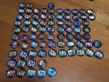 요괴워치 블랙요괴 메달 대량 세트 홀로 반짝반짝 레어 귀중