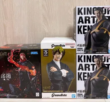 주술회전 피규어 4개 세트 스쿠나 젠인 나오야 켄자쿠