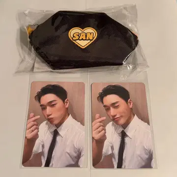 ATEEZ SAN 산 복권 파우치 트레이딩 카드