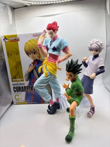 제일복권 헌터헌터 곤 키루아 크라피카 히소카 피규어