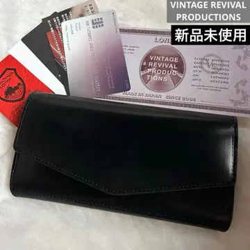 미사용 새상품 RENEO 도치기 가죽 장지갑 블랙