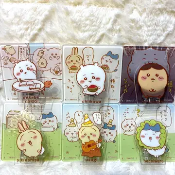 치이카와 아크릴 장면 클립 비스켓 토끼 하치와레 밤만쥬