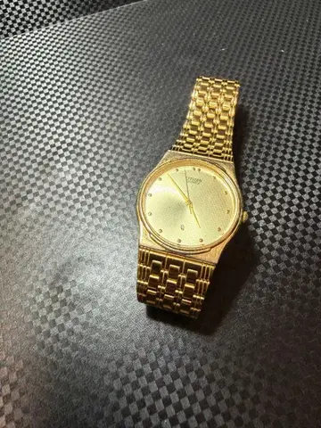 [ 작동품 ] CITIZEN 시티즌 빈티지 골드 일본제