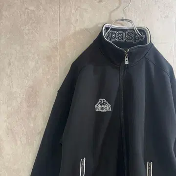 90s 구제 의류 일본제 Kappa 저지 트랙 자켓 블랙