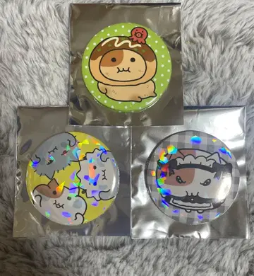 모치냐미 모구모구 카페 캔뱃지 오사카 한정판 타코야키 시크릿