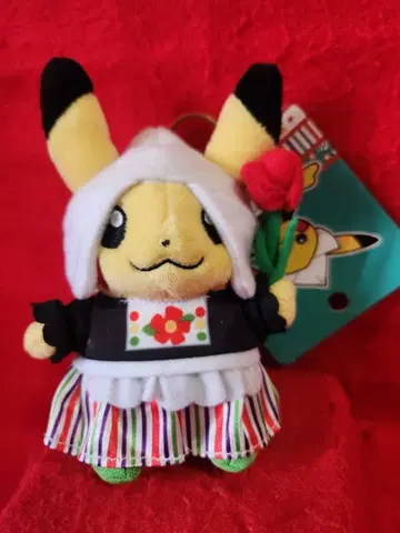 포켓몬 센터 마스코트 오란다 피카츄 봉제 인형