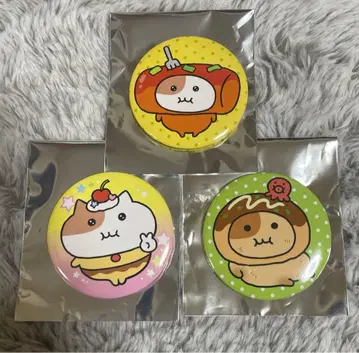 모치냐미 모구모구 카페 캔뱃지 오사카 한정판 타코야키