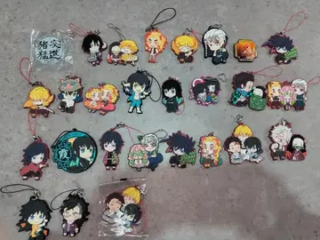 귀멸의 칼날 아크릴 키링, 러버 스트랩 묶음 판매