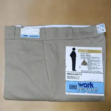 80s USA제 데드 Sears Perma-Prest 워크 팬츠