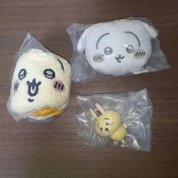 치이카와 토끼 복슬복슬 파우치 산리오 변신 피규어 리본 거울