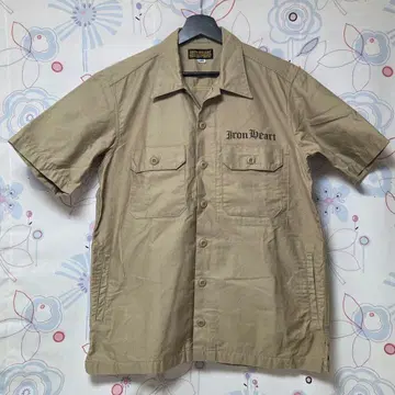 컨디션 최상! 아이언 하트 반팔 워크 셔츠 L IRON HEART