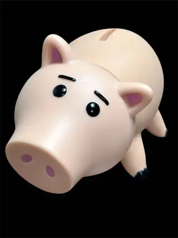 새상품급 토이스토리 햄 저금통 말하는 피규어 돼지 AAA 배터리