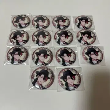 악마 집사와 검은 고양이 아쿠네코 4주년 글리터 캔뱃지 루카스