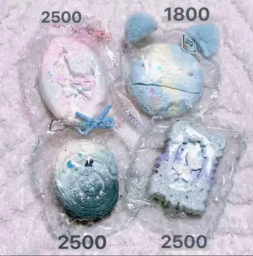 ruru 귀여운 스퀴즈 4개 세트