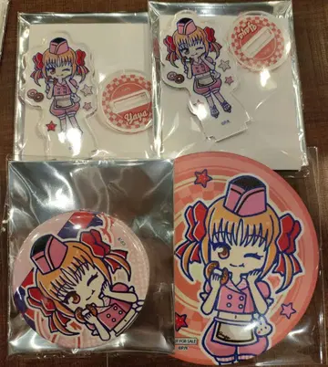 수호캐릭터 eeo 카페 야야 캔뱃지 세트