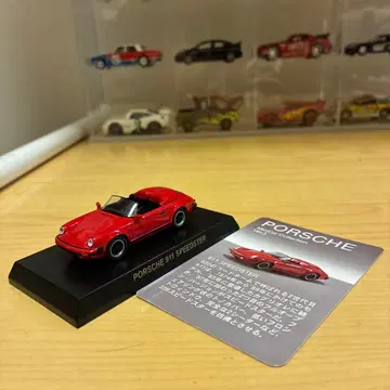 교쇼 1/64 PORSCHE 911 SPEEDSTER 카드 포함