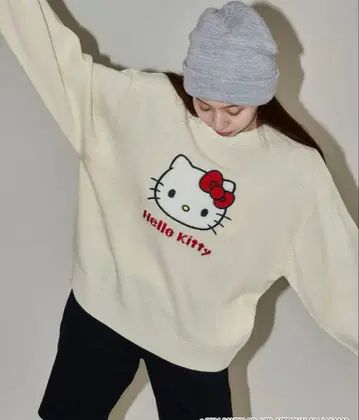 HELLO KITTY 니트 스웨터 50주년 PUBLUX