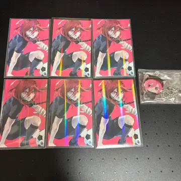 블루 록 블루 록 이세탄 호로카 SD 인형 사진 키링 치기리 효마