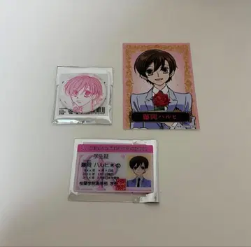 오란고교 호스트부 후지오카 하루히 캔뱃지 학생증
