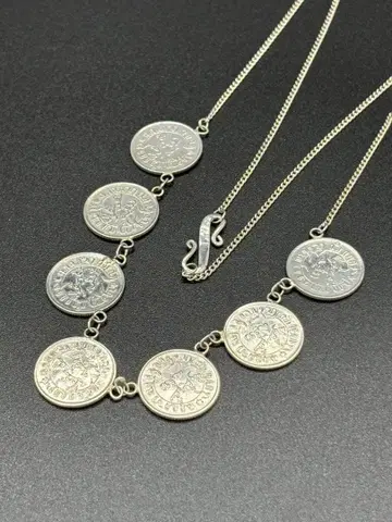 네덜란드 은화 코인 목걸이 펜던트 실버 액세서리 실버