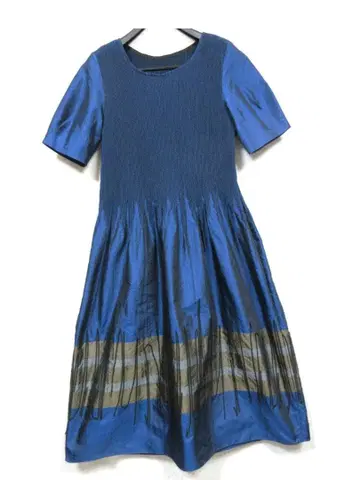 HIROKO BIS 히로코비스 플리츠 절개 원피스 시착만 한 상품