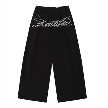 Kashiko Embroidered Pintuck Wide Pants