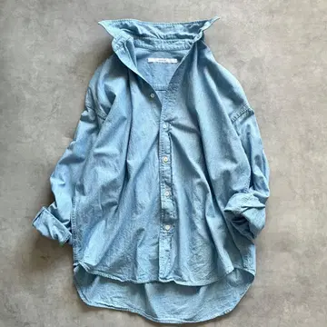 인기 프레임워크 바지 셔츠 데님 셔츠