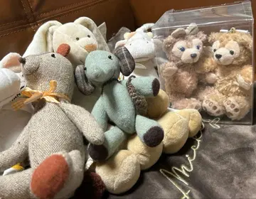 더피 셰리메이 봉제 인형 키링 & 봉제 인형 여러 가지 세트