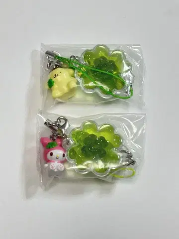 산리오 시크릿 클로버 스트랩 폼폼푸딩 마이멜로디 세트