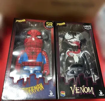 베어브릭 제일복권 스파이더맨 해피 복권 베놈 400%