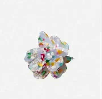 마리메꼬 헤어 클립 레인보우 멀티 스몰 스프링 사쿠라