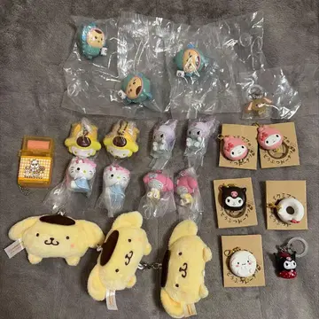 가챠 산리오 키링 동물 도넛 메지루시 액세서리