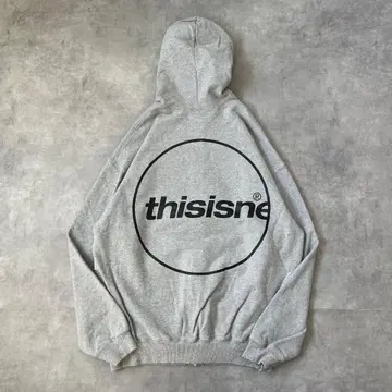 디스이즈네버댓 네바자 후드티 지퍼 구제 의류 로고 L 17941